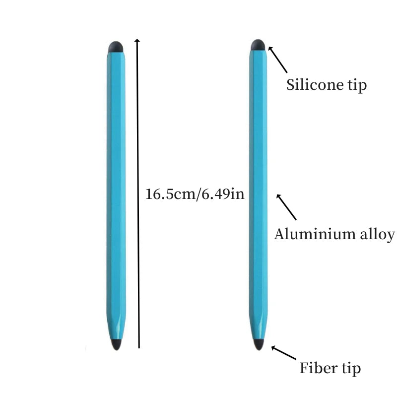 Universal 2-in-1 Stylus Pen for Tablets & Touchscreens