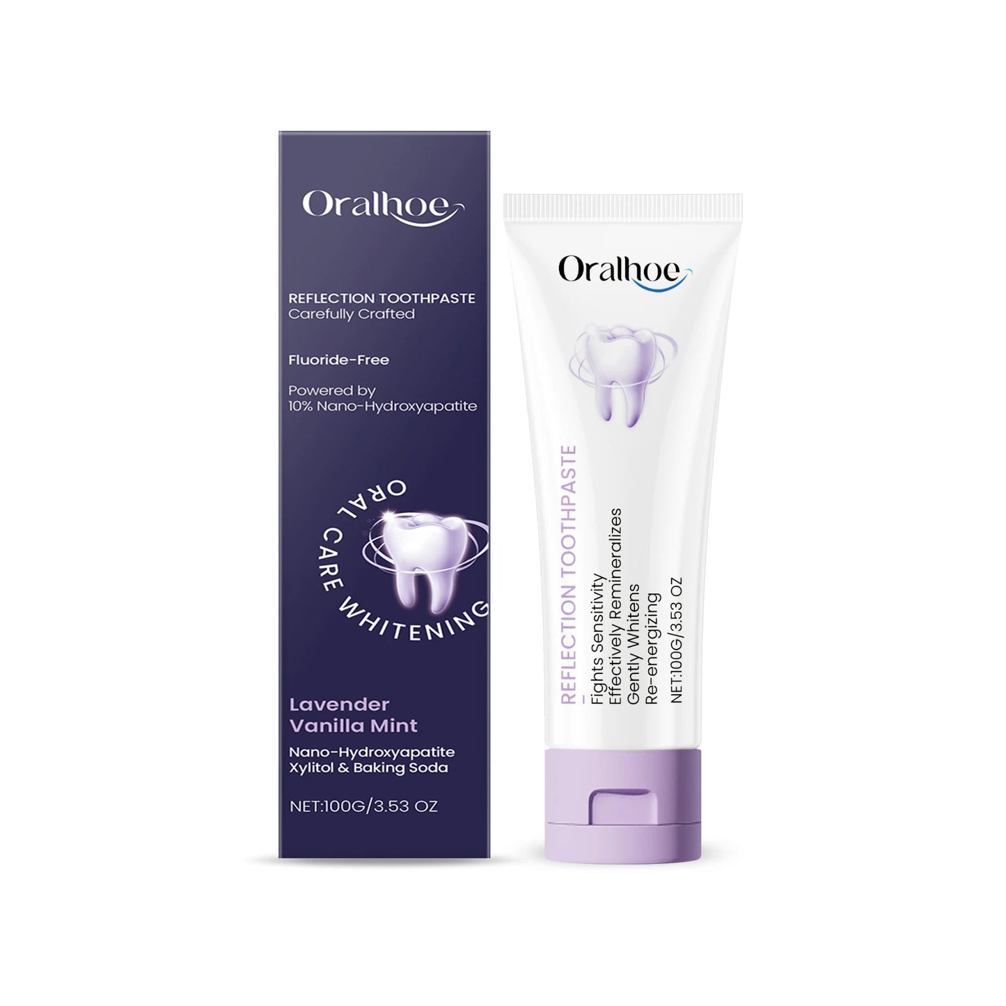 Oralhoe Xylitol Whitening Toothpaste | Mint & Hydroxyapatite