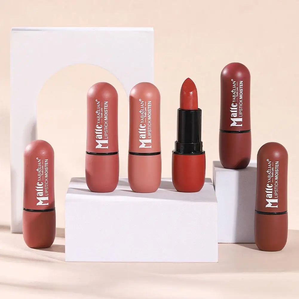 Velvet Matte Lipstick – Waterproof, High Pigment, Long-Lasting