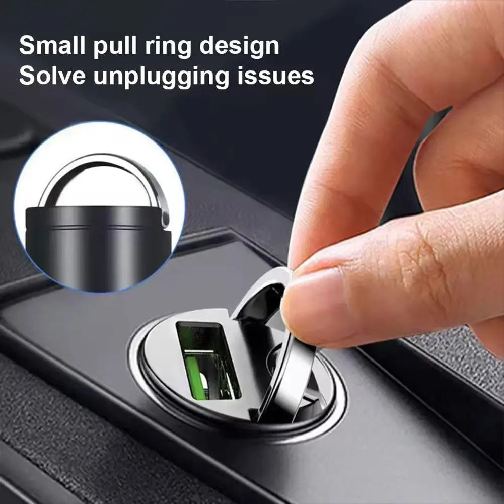 USB+Type-C Car Charge PD fast charging 30W high power QC3.0 intelligent flash charging do not damage the device Peaceful Pleasures Health and Wellness