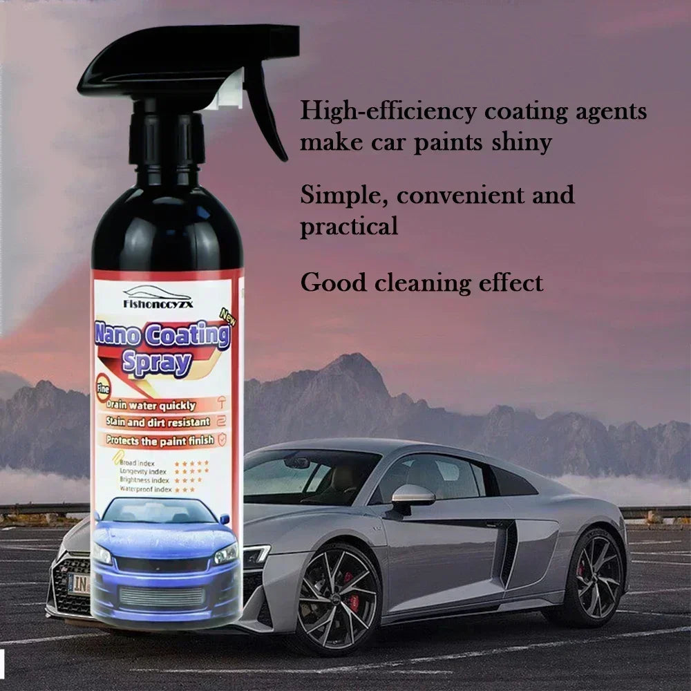 10H Ceramic Car Coating 500ML 9H Nano Liquid Glass Plated Crystal Hydrophobic Waterproof Polishing Paint Hardness Car Polish Wax Peaceful Pleasures Health and Wellness