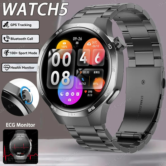 Ola Esporte Smart Watch | ECG, NFC, Bluetooth Call, Android iOS Sport Smartwatch Peaceful Pleasures Health and Wellness