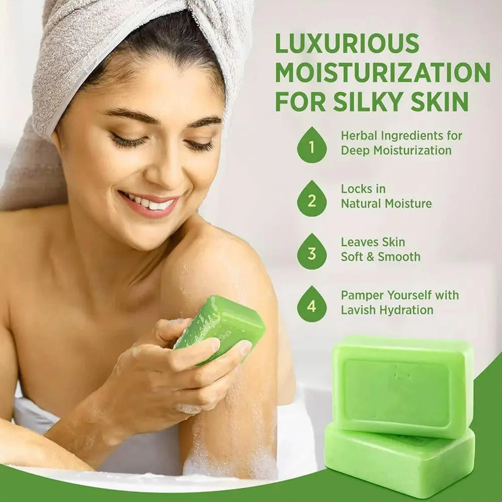 Green Tea Tree Oil Bar Soap – Natural Face & Body Cleanser