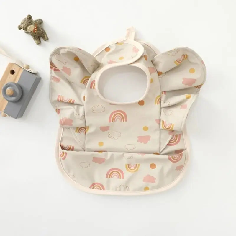 Angel Wing Baby Bib | Waterproof Adjustable Feeding Apron
