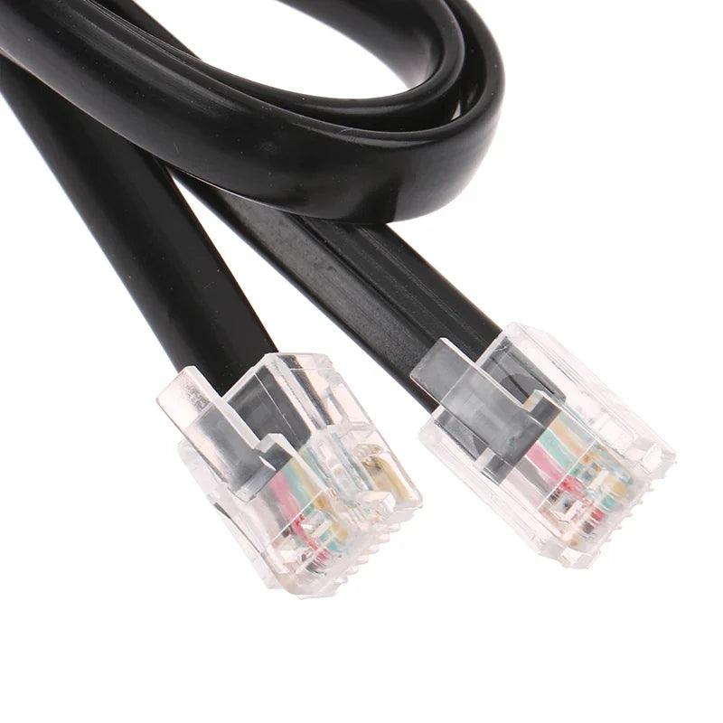 RJ12 6P6C ST-4 Autoguide Cable for iOptron IEQ30 IEQ45 | 0.5–5m