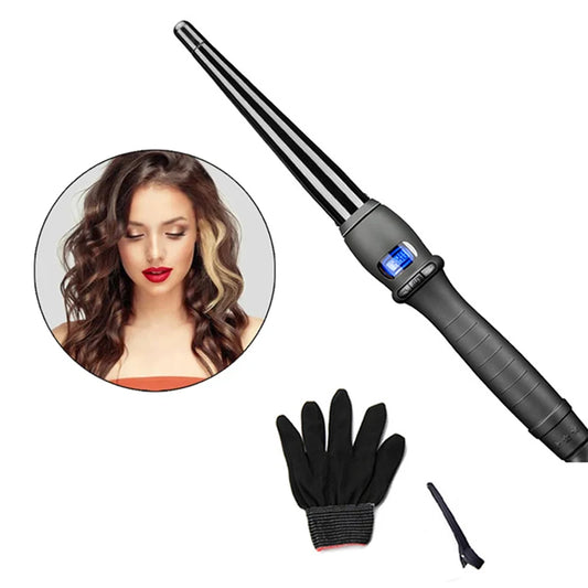 Portable 360 Ceramic Magic Electric Hair Curler Wholesale Led Thin Professional Curling Iron Set Wand Hair Curler Peaceful Pleasures Health and Wellness
