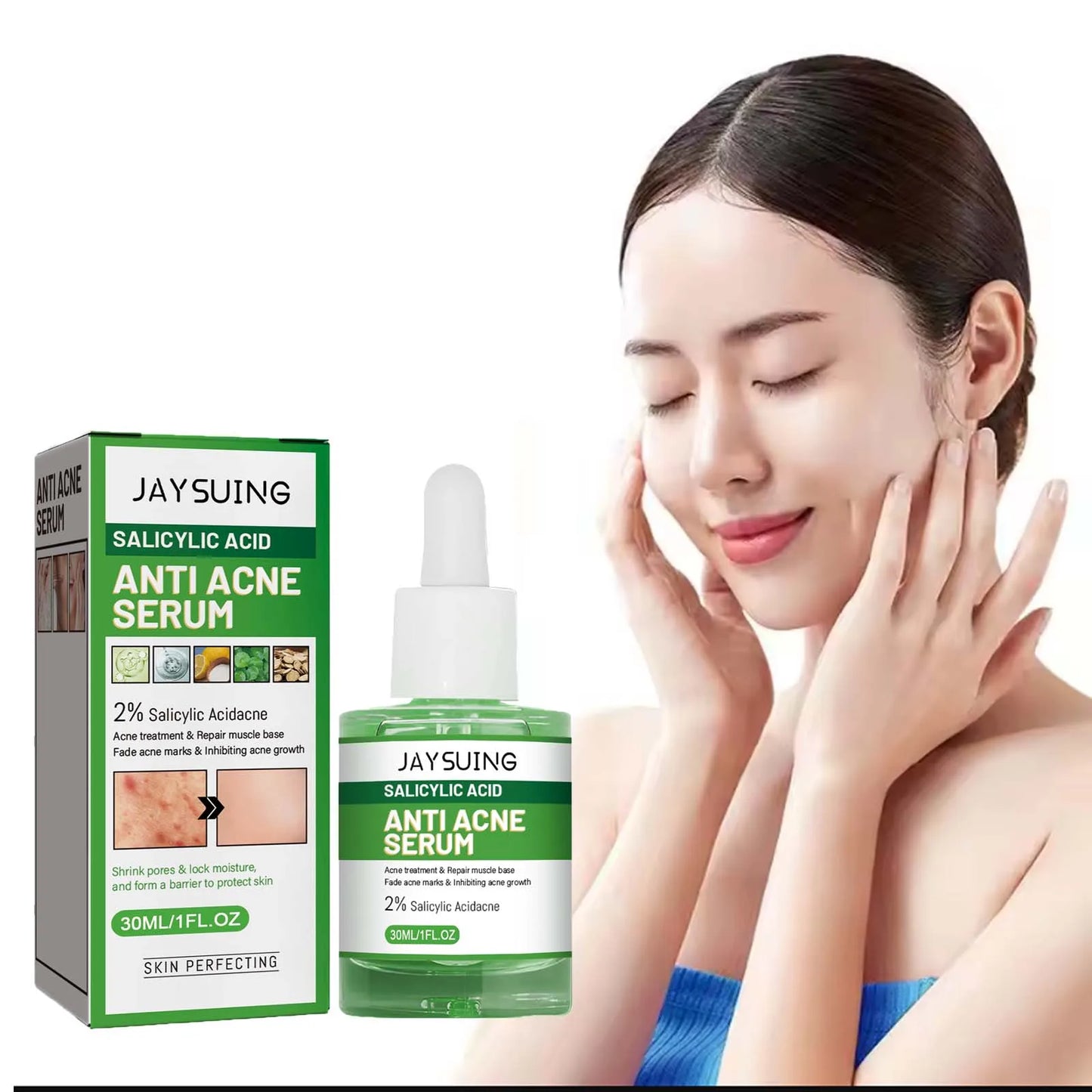 Salicylic Acid Acne Face Serum – Pores, Blackheads & Oil