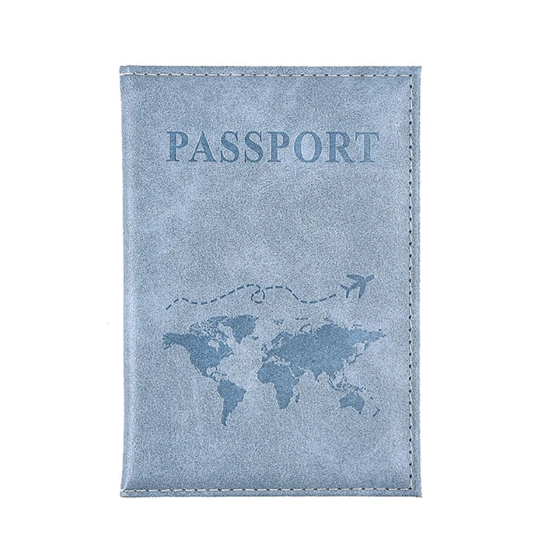 PU Leather Passport Holder – Slim Unisex Travel Wallet & Card Case