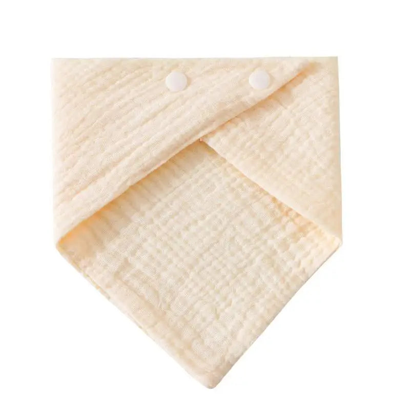4-Layer Cotton Baby Burp Cloth & Drool Bib | Newborn 0–1Y