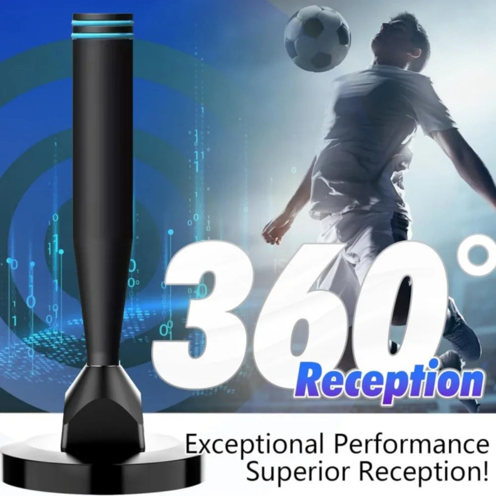 Indoor Digital TV Antenna DVB-T2 HDTV 35dB Amplified – 5M Cable