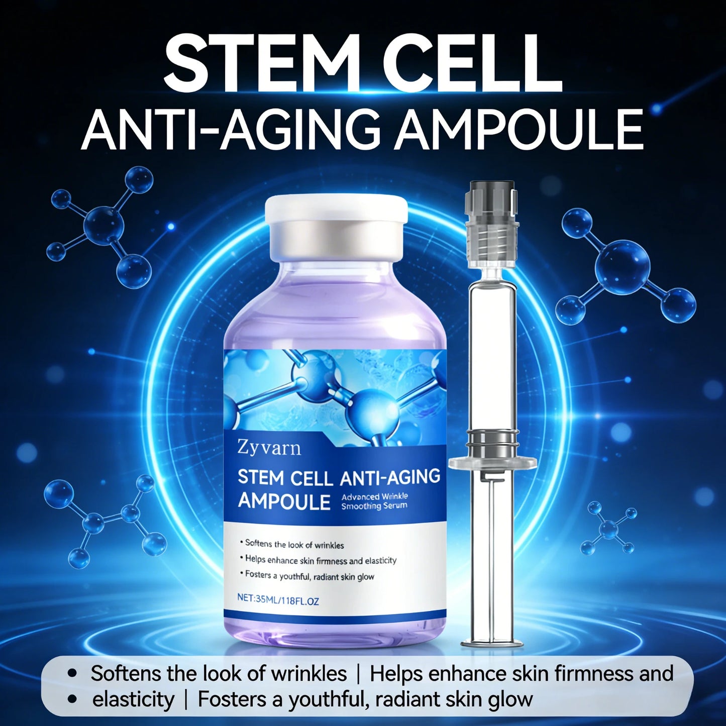 Ampoule Face Serum – Moisturizing Radiant Glow Essence