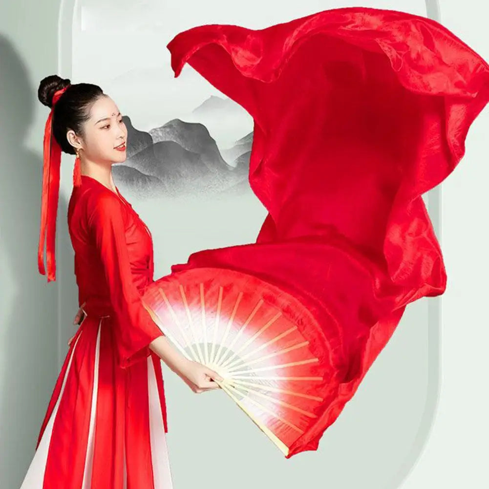 Women Belly Dance Silk Fans for Elegant Performances Peaceful Pleasures Health and Wellness
