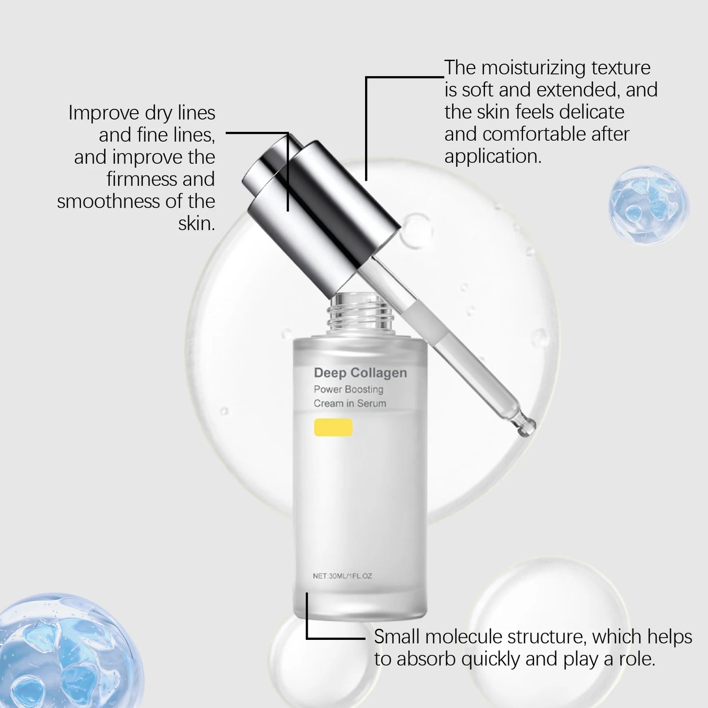30ml Collagen Facial Serum | Firming, Hydrating & Anti-Aging