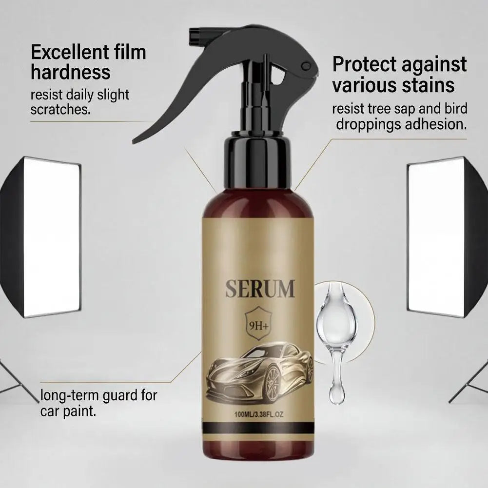 Car Ceramic Coating Kit Cleaning Maintenance Paint Protection Anti Scratch Hydrophobic Shine Long Lasting For All Cars Home Peaceful Pleasures Health and Wellness