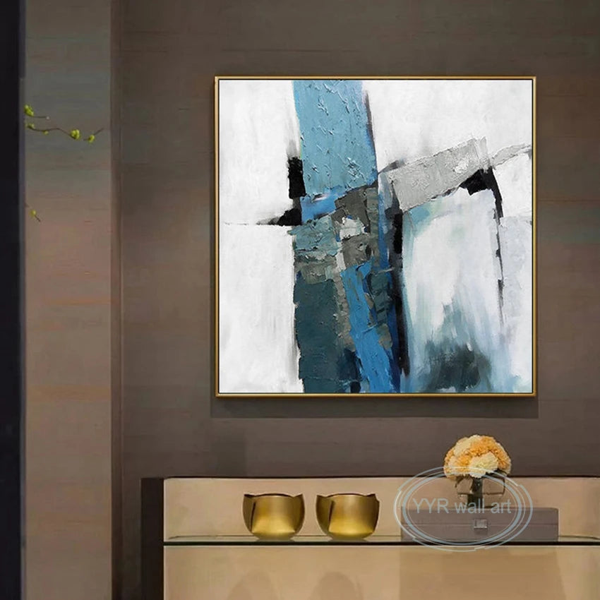 Custom Wall Art Decoration Living Room Bedroom Canvas Picture Hand Painted Abstract Oil Painting Restaurant Hotel Hanging Poster Peaceful Pleasures Health and Wellness