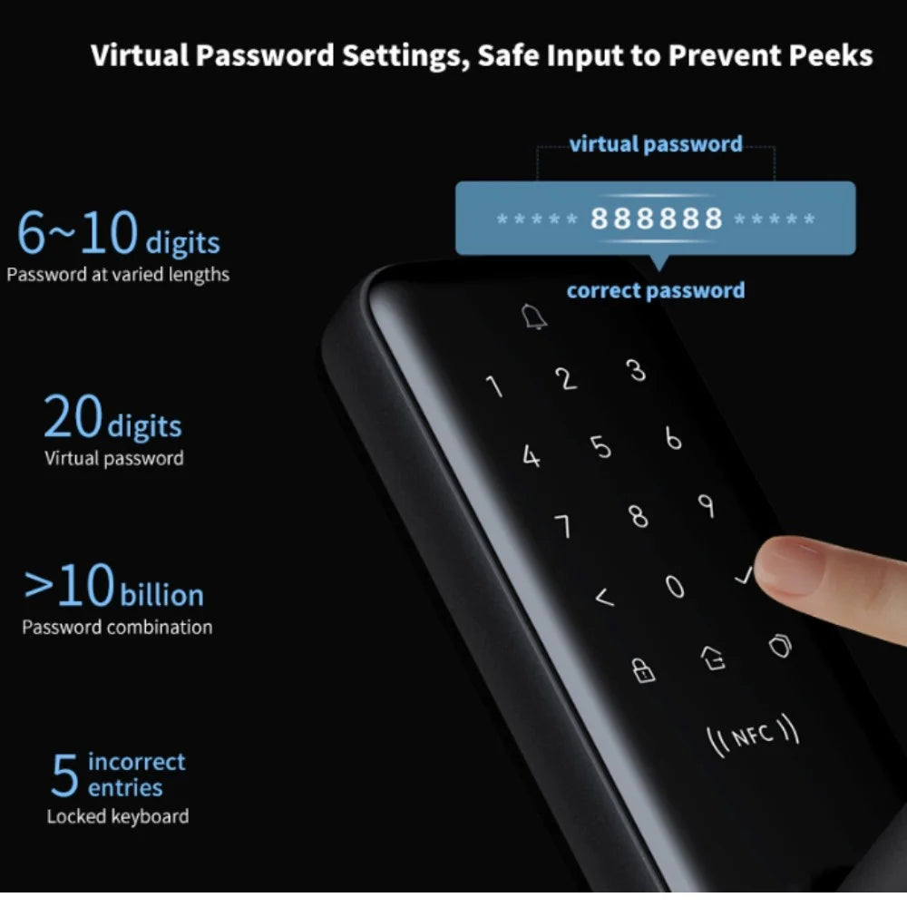 Aqara Smart Door Lock N200 N100 Fingerprint Lock Fit For Bluetooth Password NFC Unlock Work With Mihome HomeKit APP DHL Shipping Peaceful Pleasures Health and Wellness