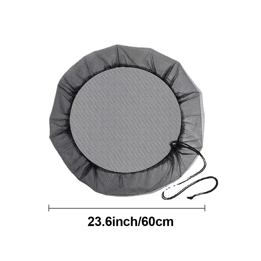 Mesh Cover Netting for Rain Barrels Water Collection Bucket Raindrop Harvesting Tools Anti-Mosquito Water Protection Home Garden Peaceful Pleasures Health and Wellness Small