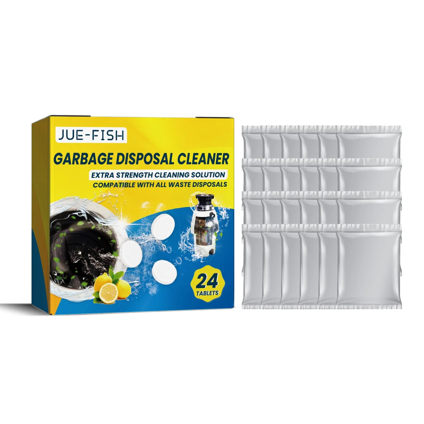 Drain Cleaning Tablets – Sink Cleaner & Deodorizer 24 Pack