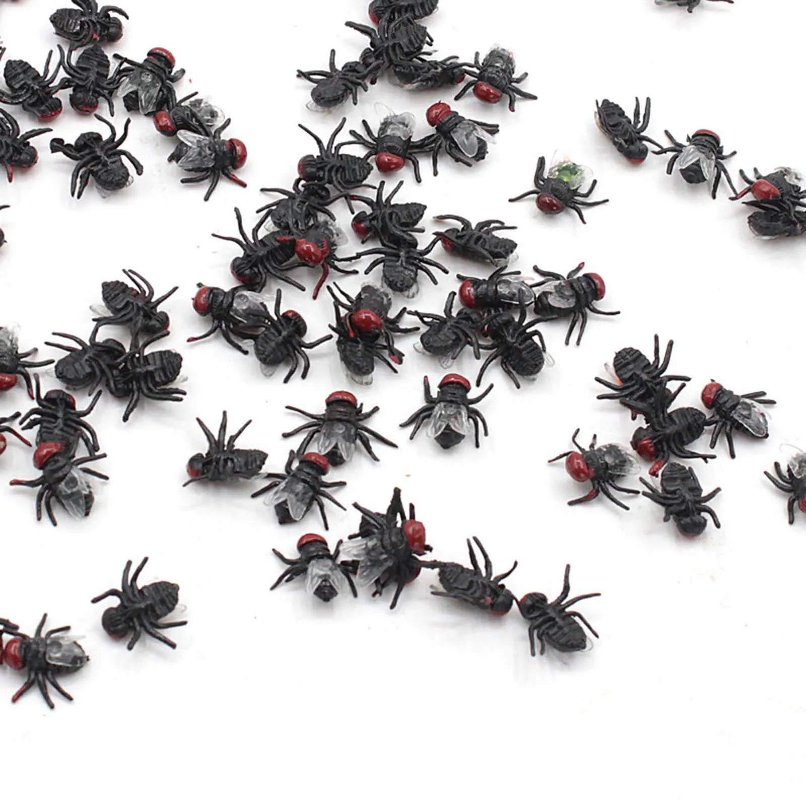 10-Pack Fake Plastic Flies – Prank Joke Toys for Parties Prank Novelty Toy Peaceful Pleasures Health and Wellness