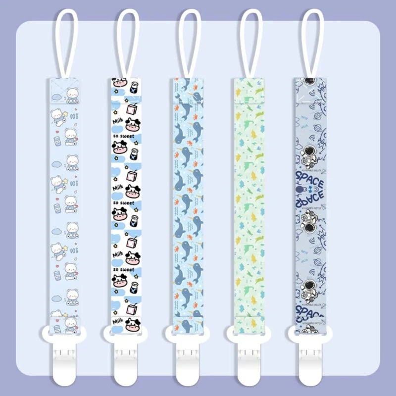 Baby Pacifier Clip Holder & Teether Strap – Boys & Girls