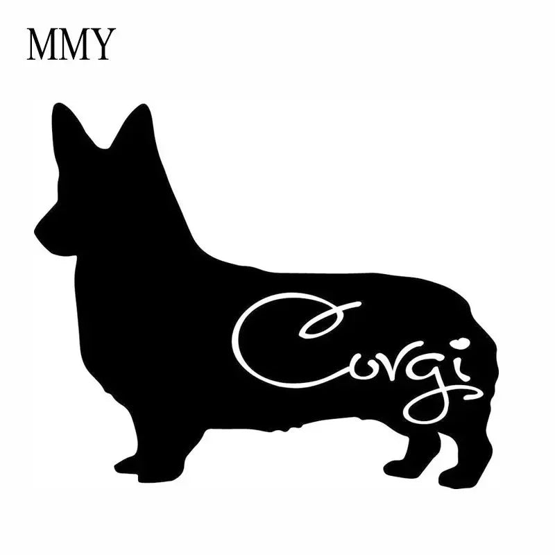 16cm Wide Corgi Dog Love Pet Welsh Pembroke Dogs Funny Vinyl Decal Sticker Car Stickers Window Peaceful Pleasures Health and Wellness