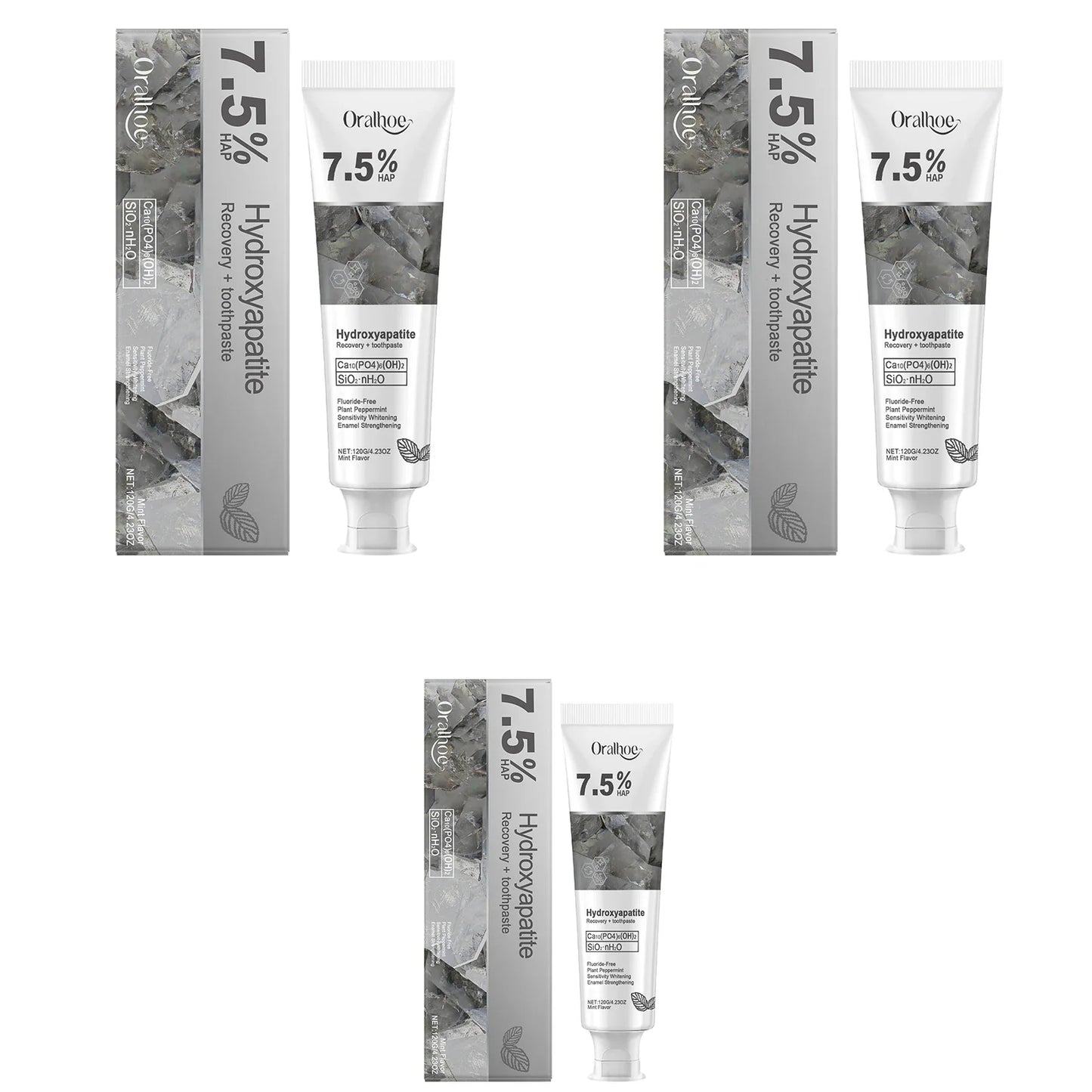 Hydroxyapatite Toothpaste – Enamel Repair & Whitening 120g
