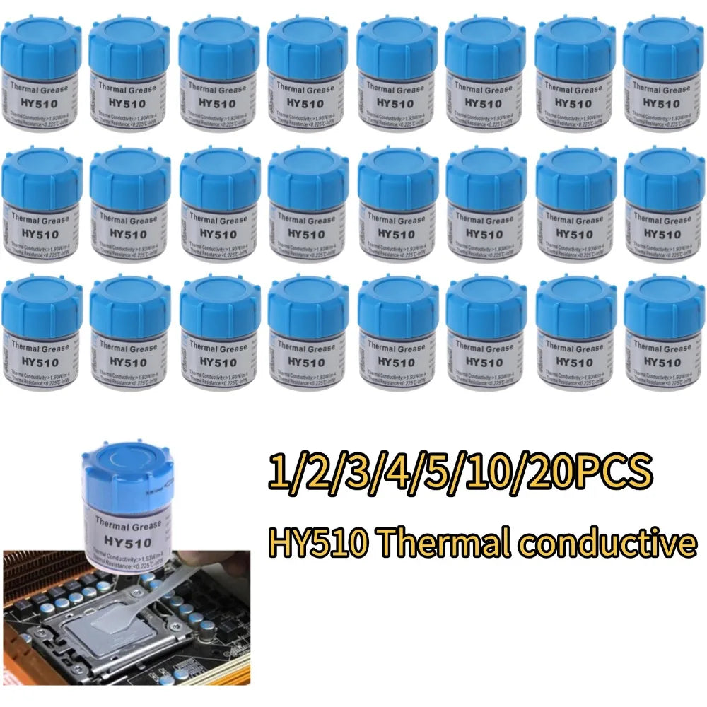 HY510 Silicone Thermal Paste for CPU and GPU Cooling Peaceful Pleasures Health and Wellness