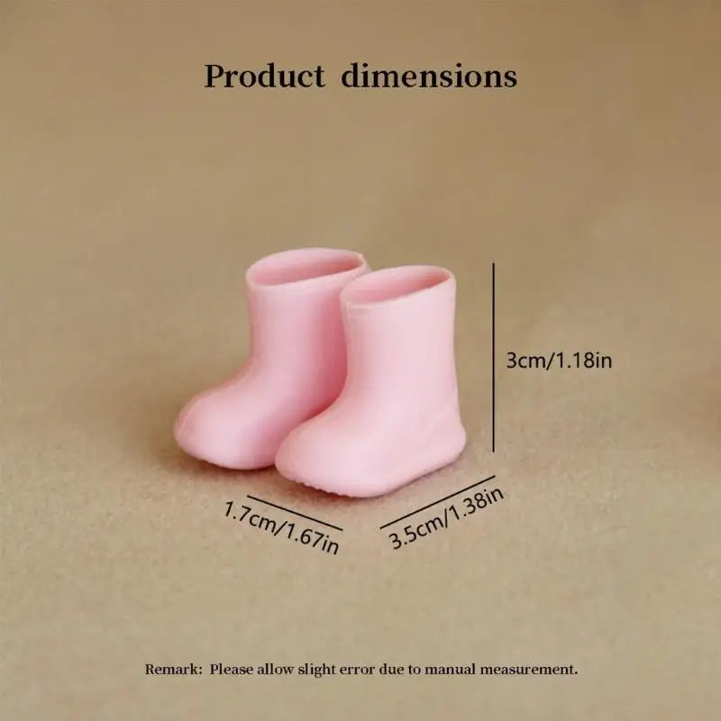 Miniature Rain Boots for 1/12 OB11 Dolls – 9 Colors