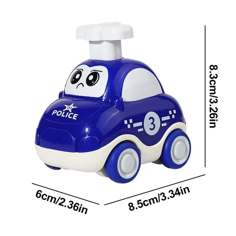 Baby Car Toy Inertia Cartoon Animal Engineering Vehicle Press Go Cartoon Truck Toys Pull Back Cars Toys for 1 2 3 Year Boys Gift Peaceful Pleasures Health and Wellness