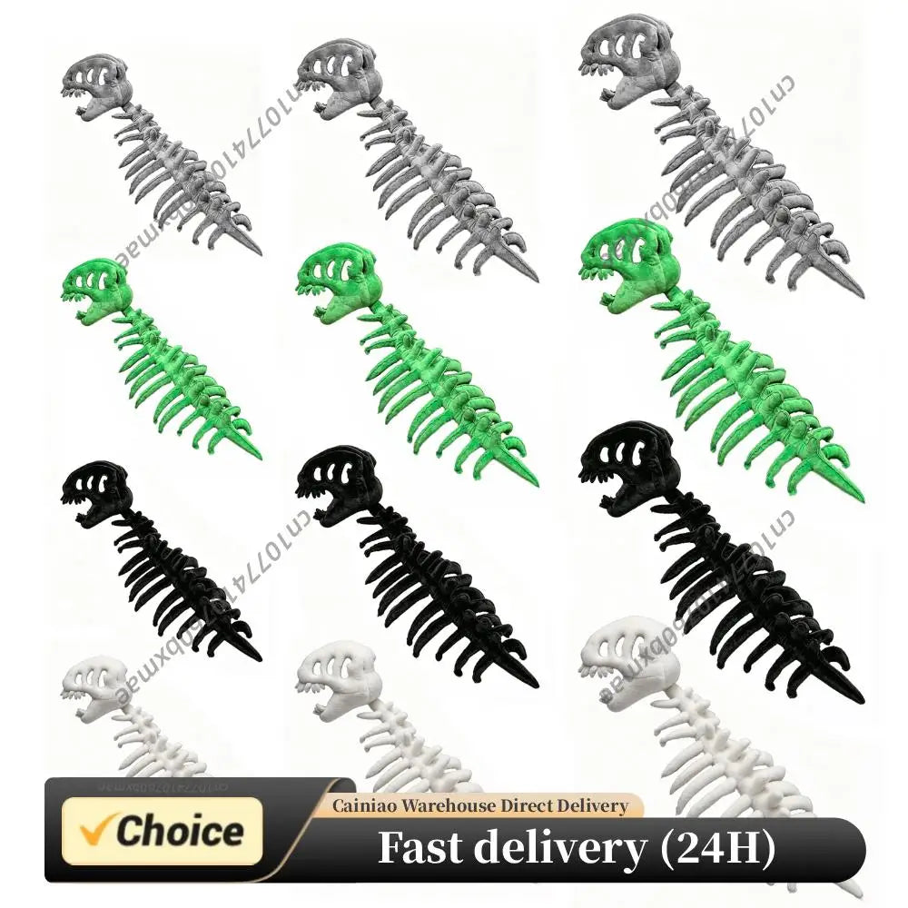 PP Cotton Realistic 3D Dinosaur Skull Outfit Easy To Clean 3D Dinosaur Skeleton Capes Plush for Dress-Up Play Parties & Photos Peaceful Pleasures Health and Wellness