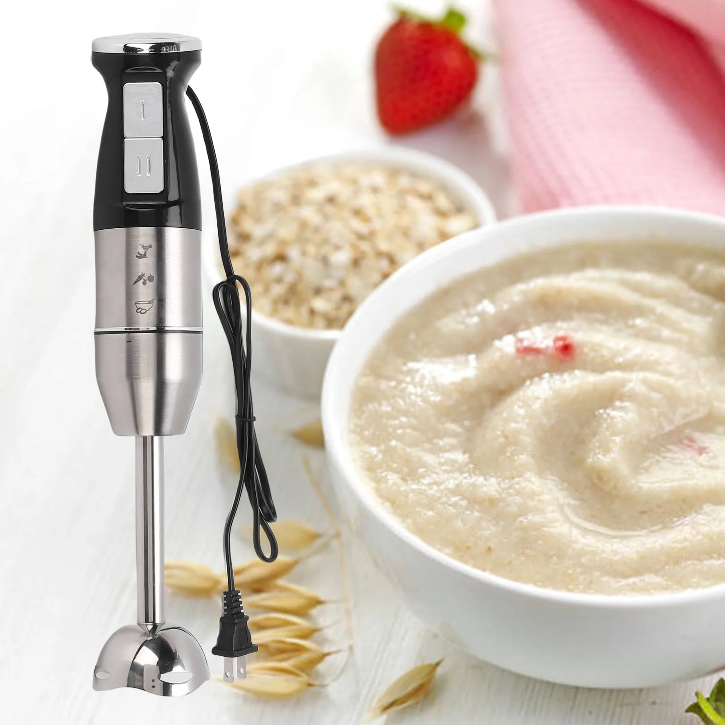 Romellar 400W Immersion Hand Blender | Stick Mixer & Smoothies
