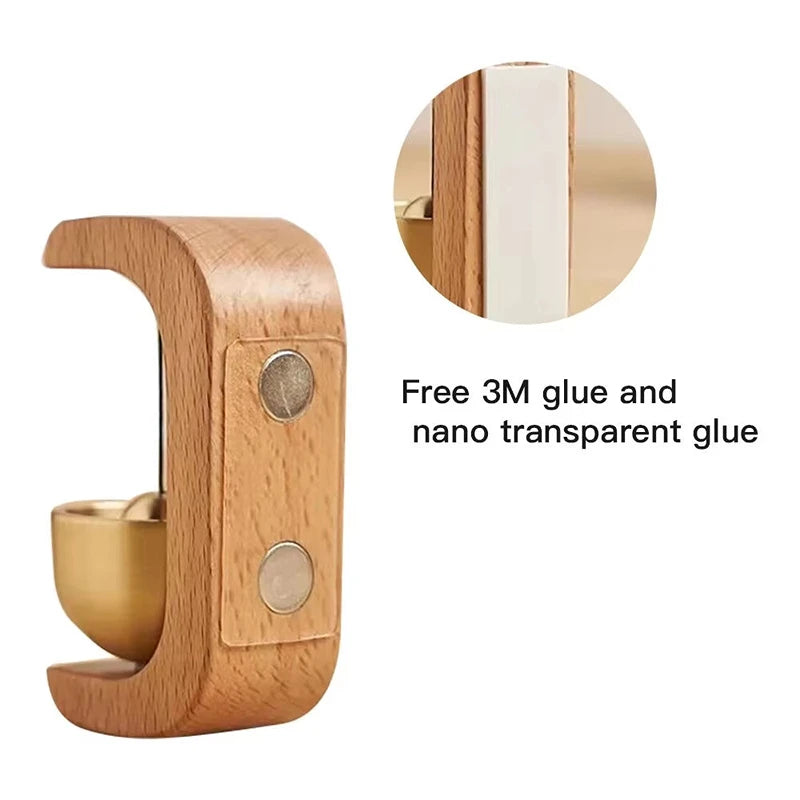 Hanging Decorations Japanese Wooden Wind Chimes Wireless Doorbell Entrance Door Bell Decorative Wind Bell for Home Opening Peaceful Pleasures Health and Wellness