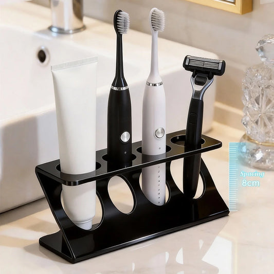 Ventilated Toothbrush Holder Stand – Bathroom Organizer Toothbrush Holder Peaceful Pleasures Health and Wellness