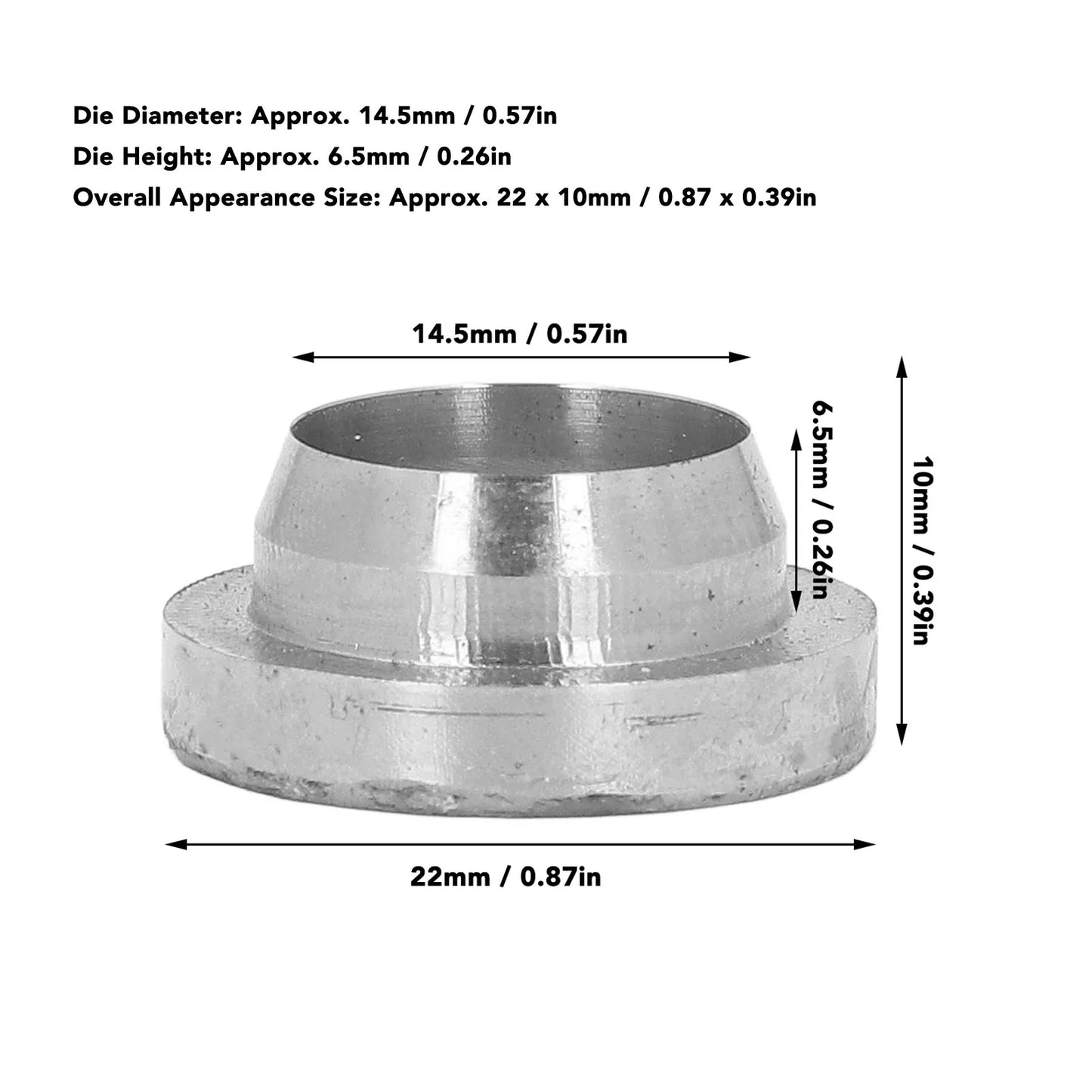 Leather Cutting Die Dia Round Shape Manual Punching Molds Alloy Steel