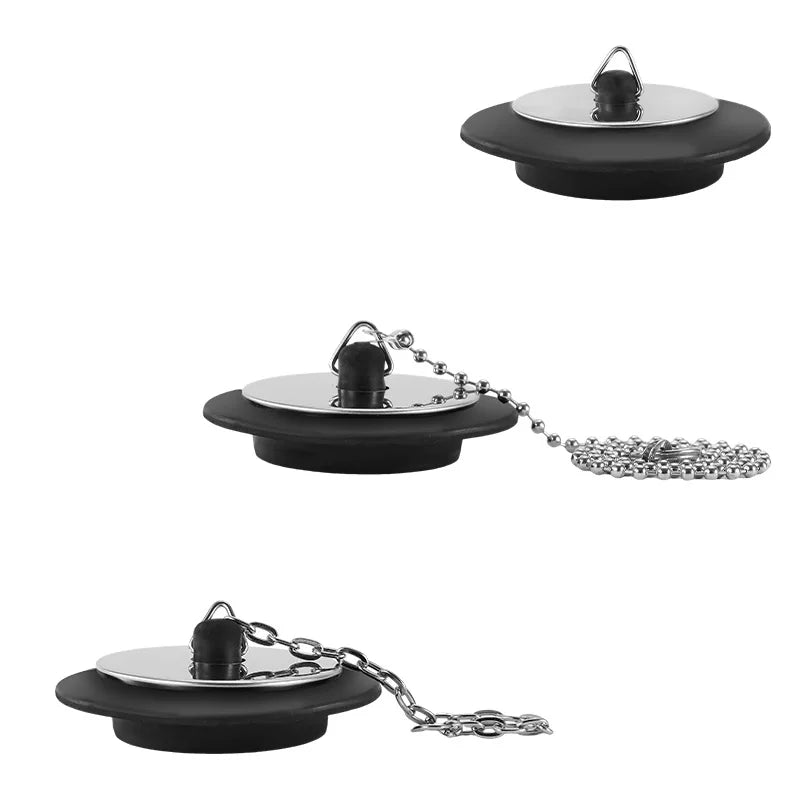 Universal Rubber Sink Plug & Bathtub Drain Stopper | Kitchen & Bath