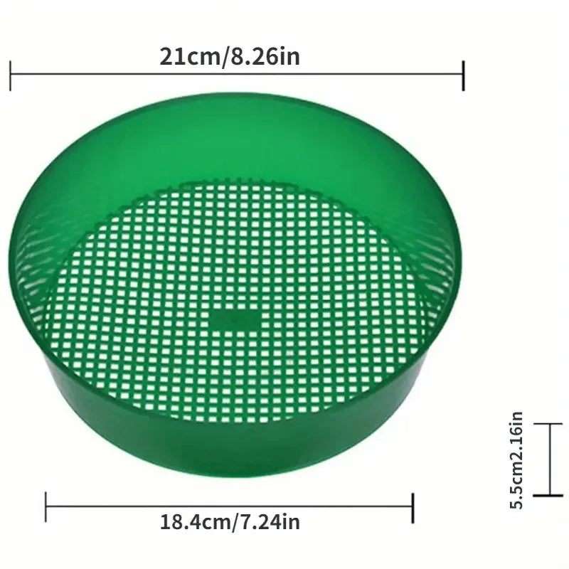 Plastic Soil Sieve Filter Mesh | Garden Soil Sifting Tool