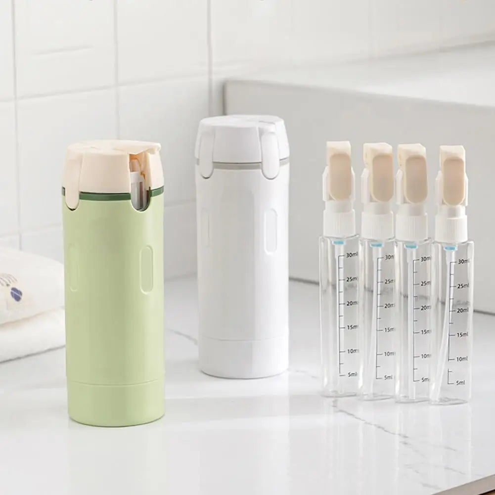 4-in-1 Leakproof Travel Dispenser Bottles – TSA-Friendly 30ml