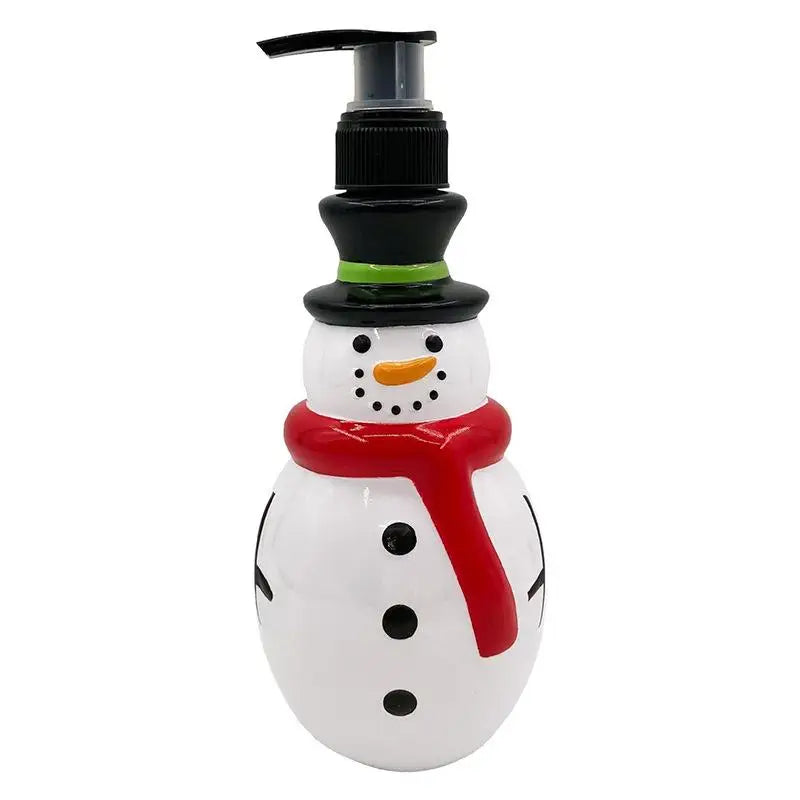 Gift Series for Christmas - 350ml Hand Dispensing Snowman Bottle for Household Use Peaceful Pleasures Health and Wellness A1