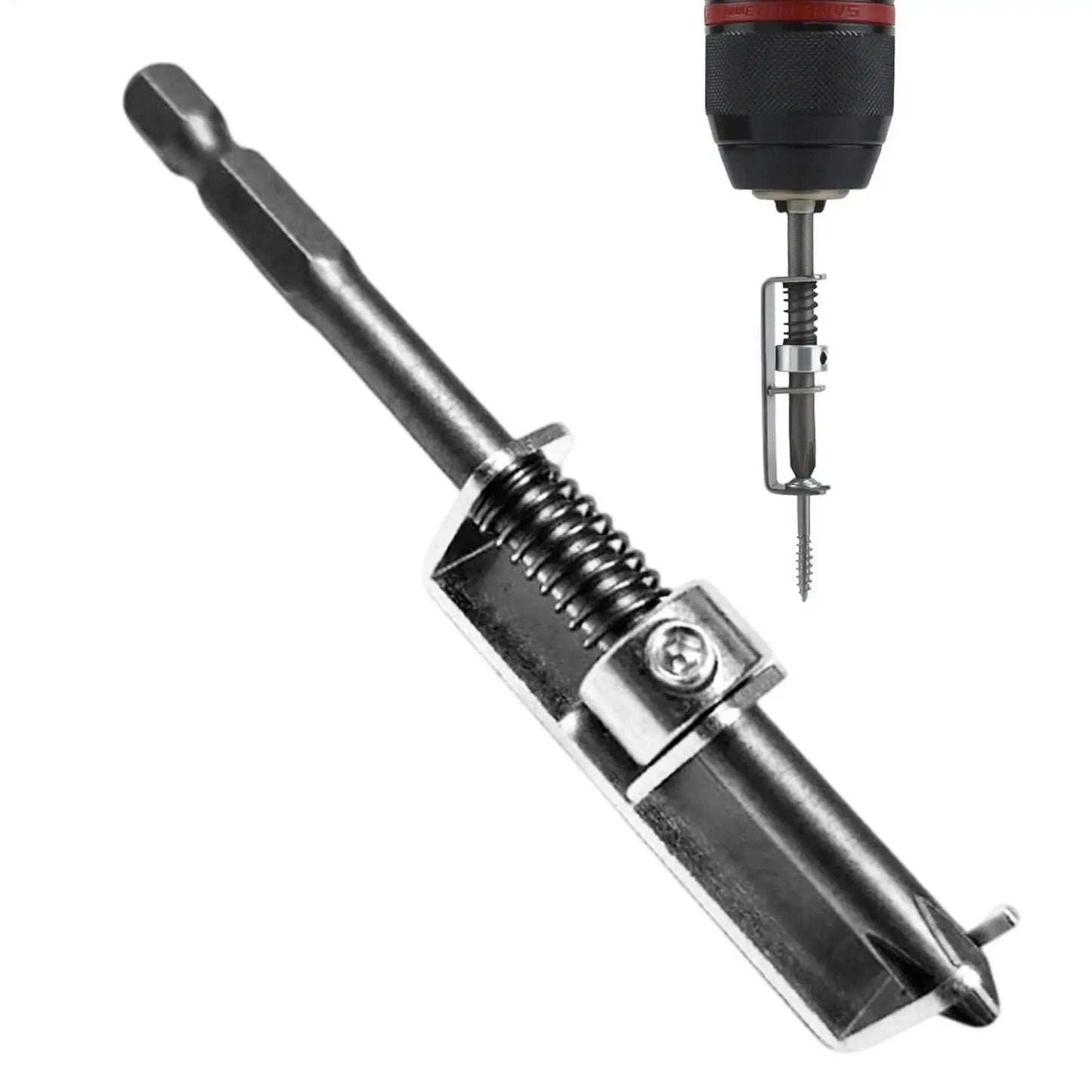Spring Loaded Screw Holder Bit Universal Anti-Drop Retaining Portable Tool Screwdriver Bit with Screw Gripper for Mechanics Peaceful Pleasures Health and Wellness