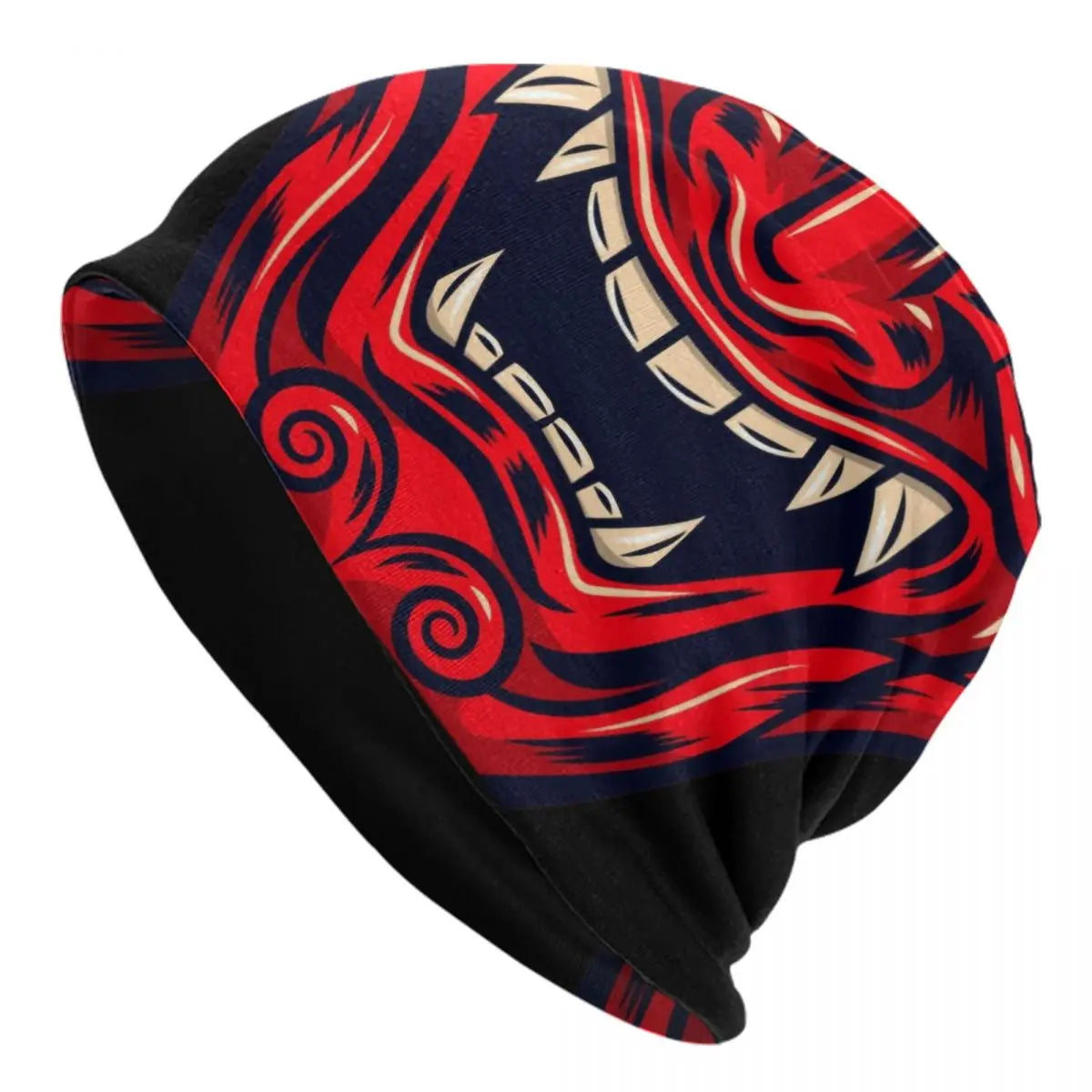 Japanese Samurai Knit Beanie Hat | Hip Hop Unisex Skullies