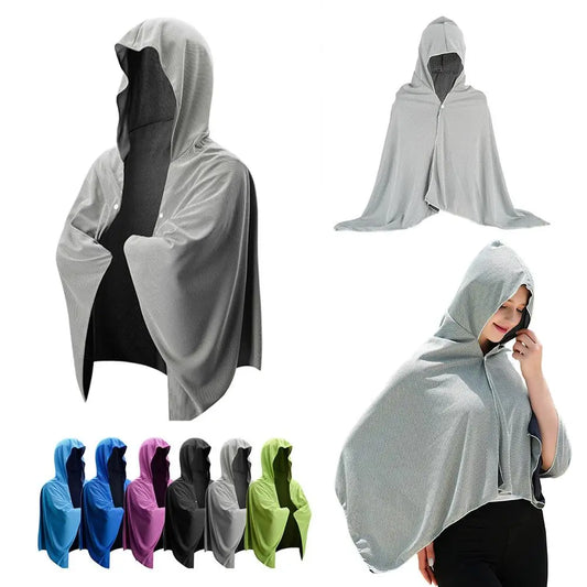 Cooling Hooded Poncho Towel – UV Protection & Quick Dry Sport Cooling Sport Poncho Oasis Select