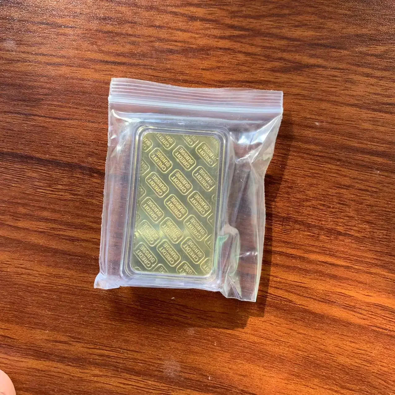 1pcs Simulation Gold Plated Credit Bullion Bar 1 OZ Gold Plated Ingot Sussie Gold Plated Bullions Peaceful Pleasures Health and Wellness