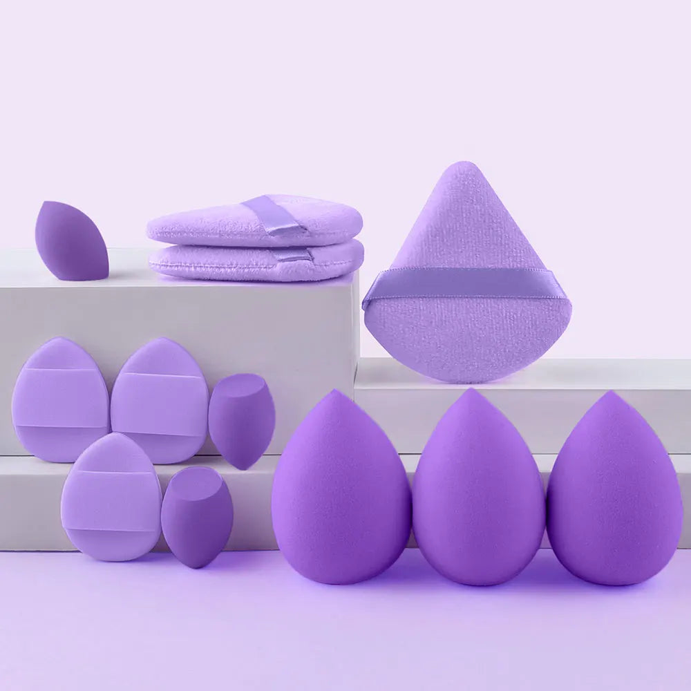 12-Piece Makeup Sponge Set – Foundation & Concealer Puffs