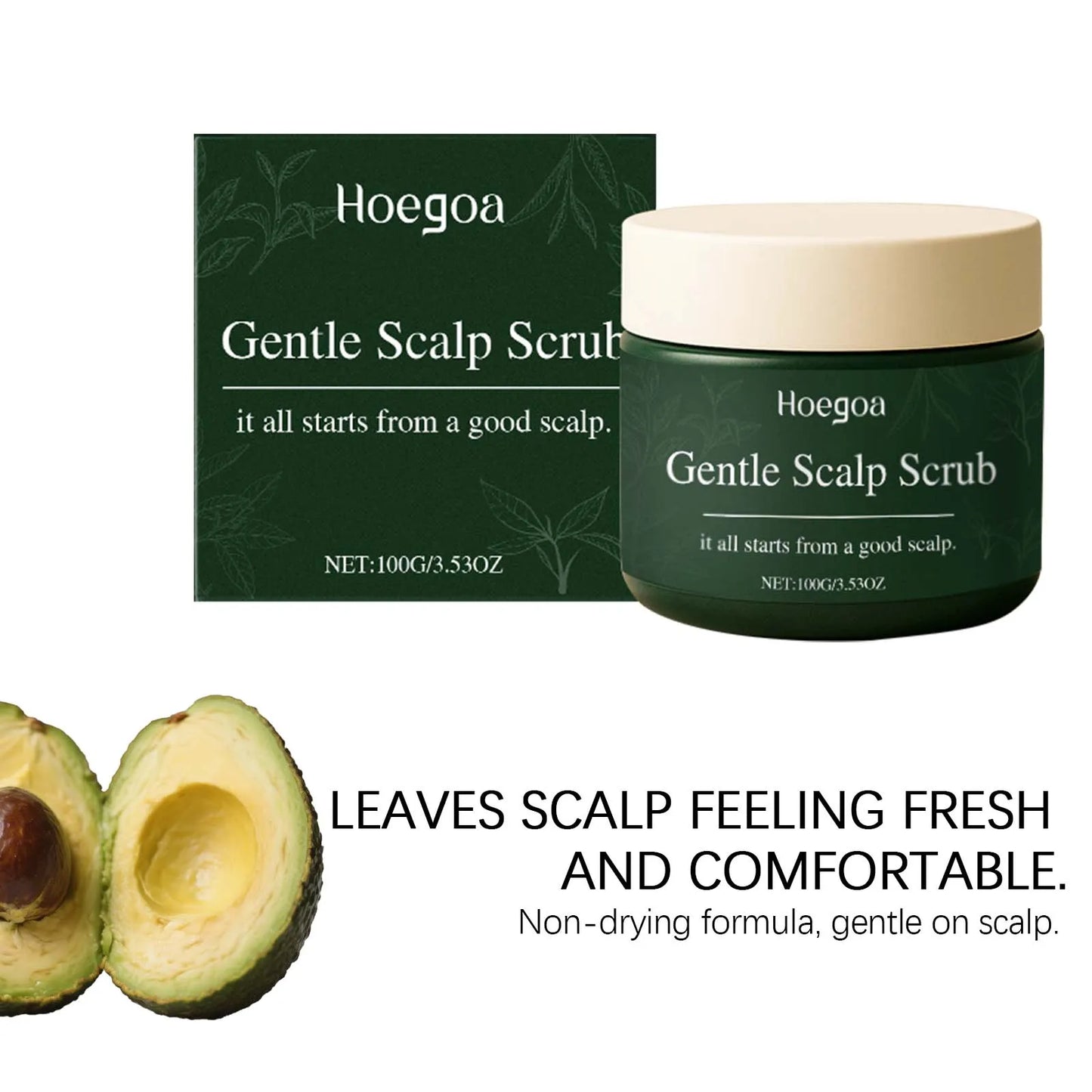 Nourishing Scalp ScrubGentle formula deeply cleanses, nourishes and volumizes for a healthy & comfortable scalp Peaceful Pleasures Health and Wellness