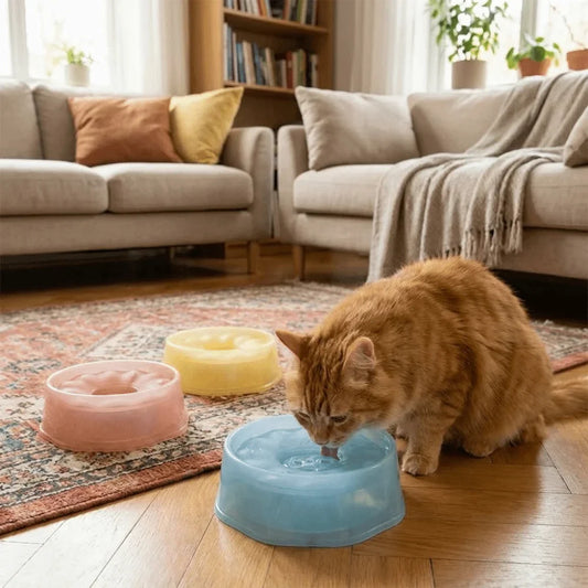 Floating Pet Water Bowl 1600ml – Spill-Proof Anti-Splash Floating Pet Water Bowl Oasis Select