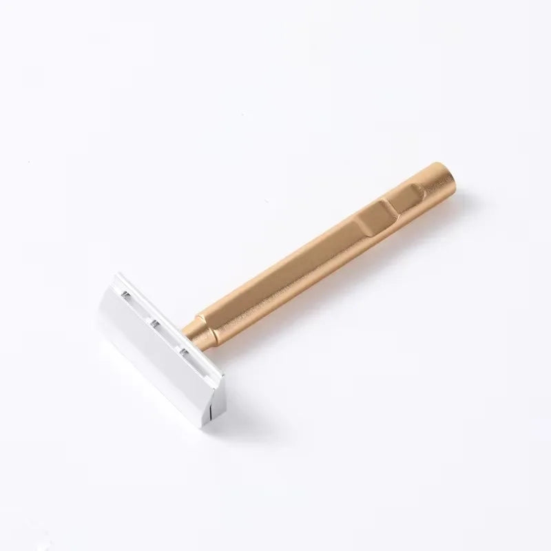 YAQI Tachi Aluminum Version Lightweight Single Edge Safety Razor Minimalist Design for Smooth Shaving Peaceful Pleasures Health and Wellness