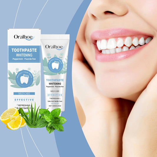 Oralhoe Mint Toothpaste | Whitening & Fresh Breath Daily Care Whitening Toothpaste Peaceful Pleasures Health and Wellness