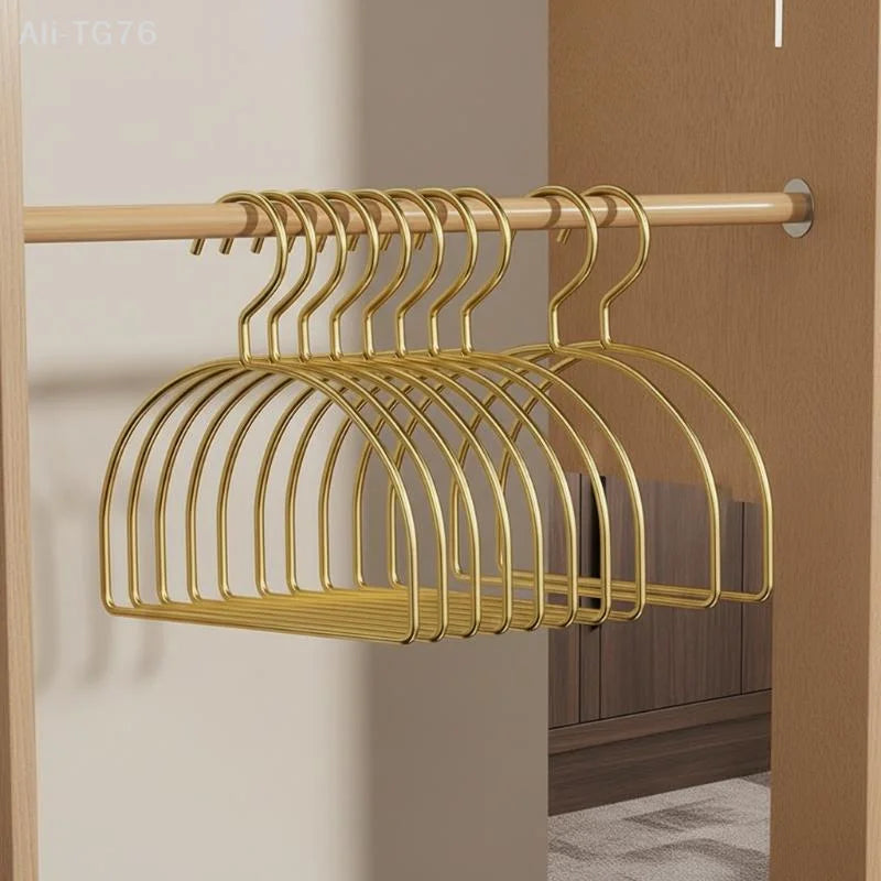 5-Pack Gold Half Round Scarf Hangers | Closet Organizer