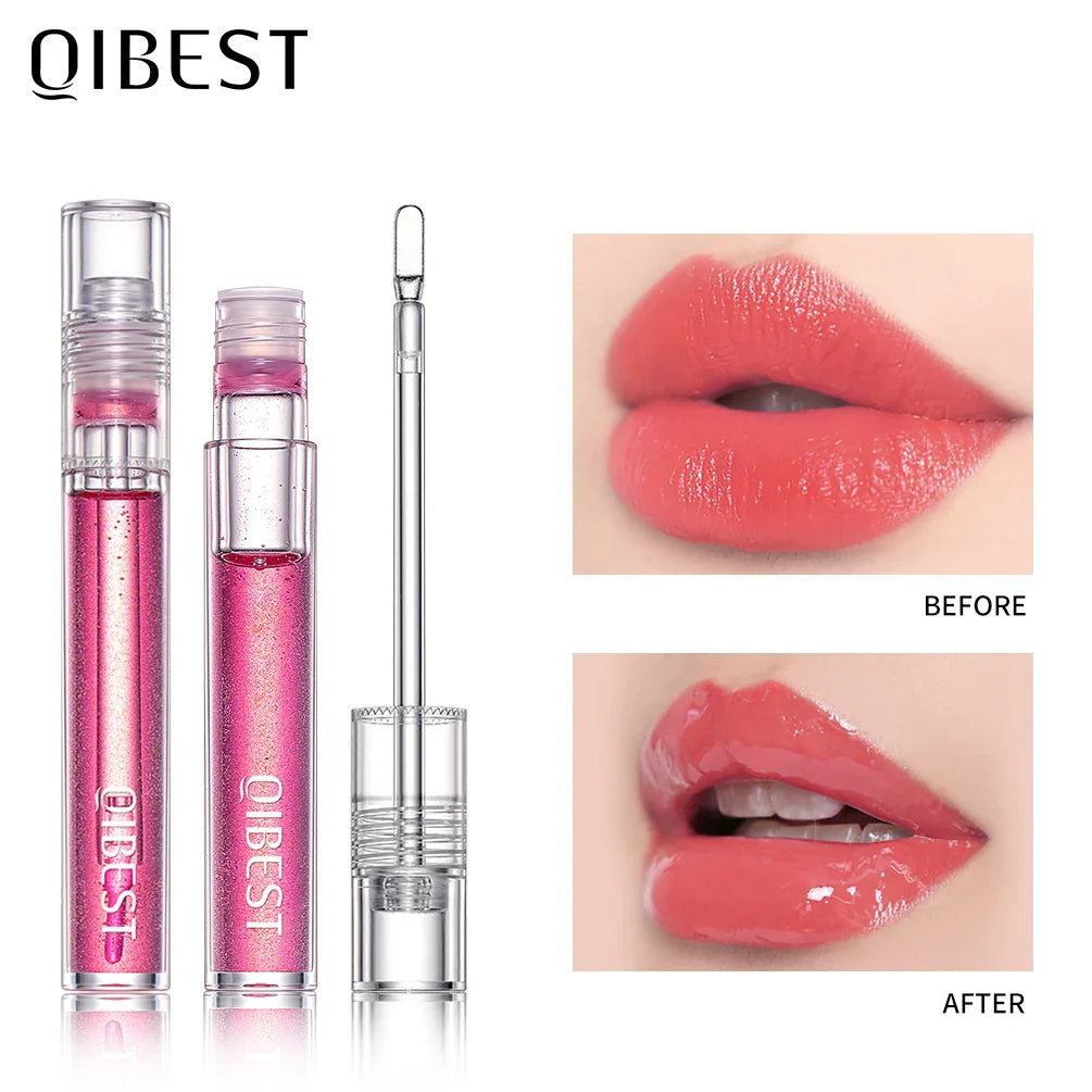 QIBEST Plumping Lip Gloss – Hydrating Long-Lasting Tint