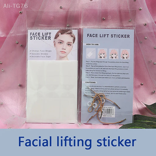 18Pcs Invisible Face Lift Tape | V-Shape Chin & Jaw Stickers Face Lifting Tape Peaceful Pleasures Health and Wellness